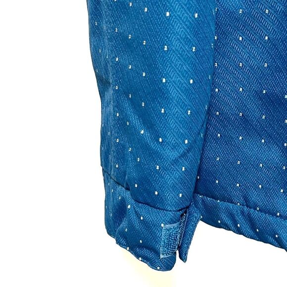 Powder Room Micro-lite Polka Dot Blue Anorak Snowboarding Jacket Womens S - Picture 11 of 12
